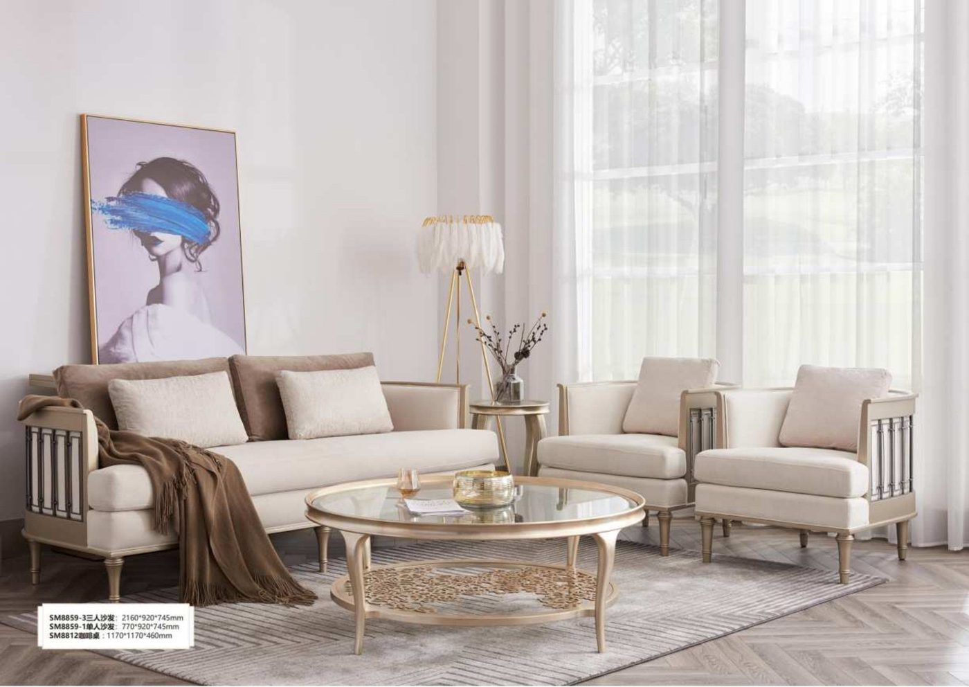 Sonoma Three-Seat Sofa — Three-Seat Sofa from the Sonoma series