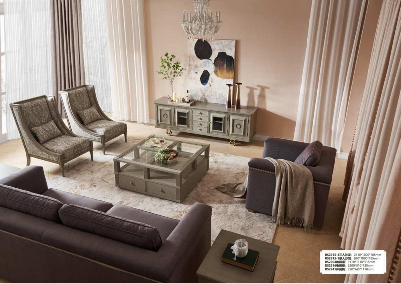 Belrose Three-Seat Sofa — Three-Seat Sofa from the Belrose series